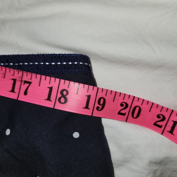 Tommy Hilfiger navy blue and white polka dot pencil skirt size 16 - Picture 7 of 11